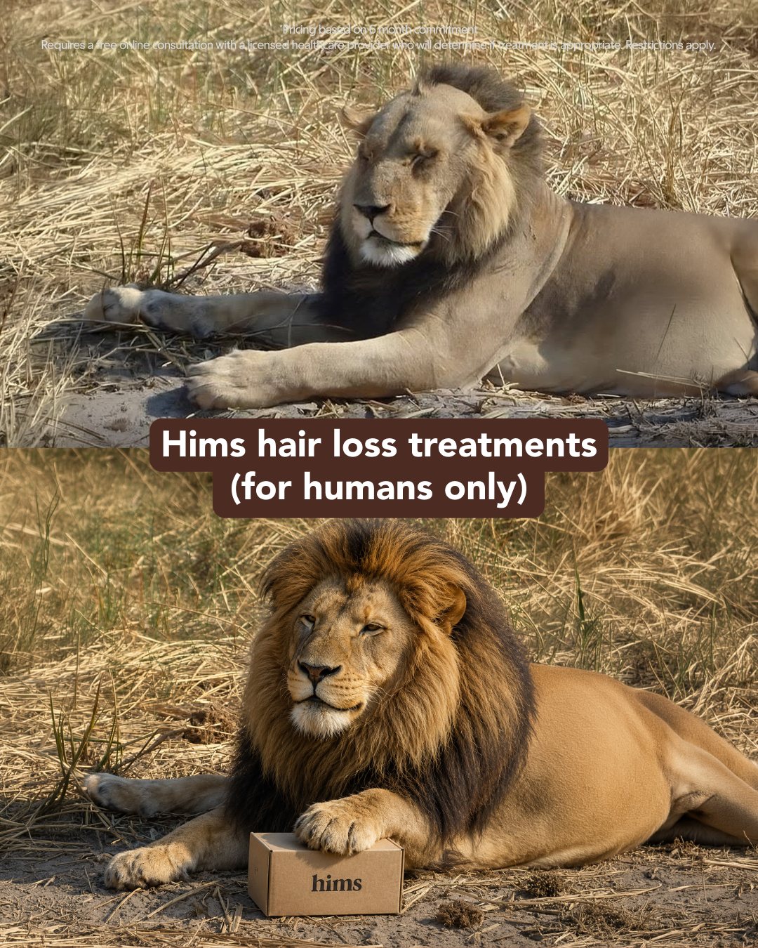 hims Facebook ad