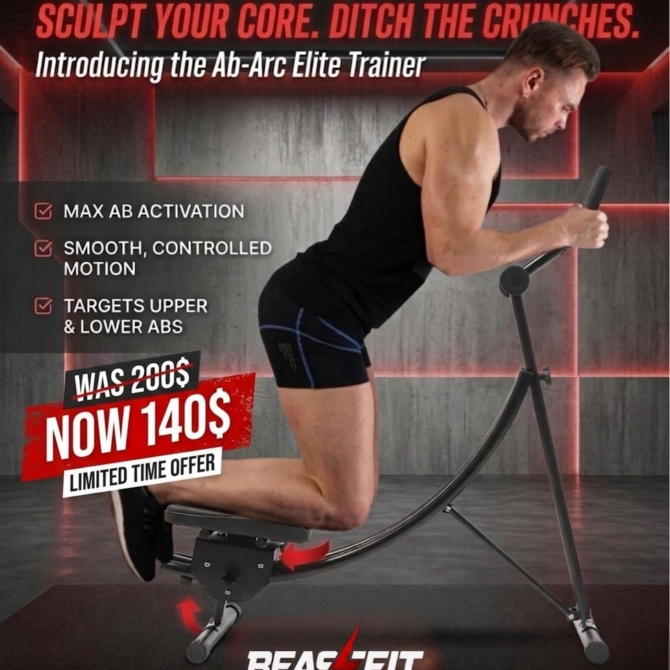 beastfit.lb Facebook ad: Home Core Workout Made Easy