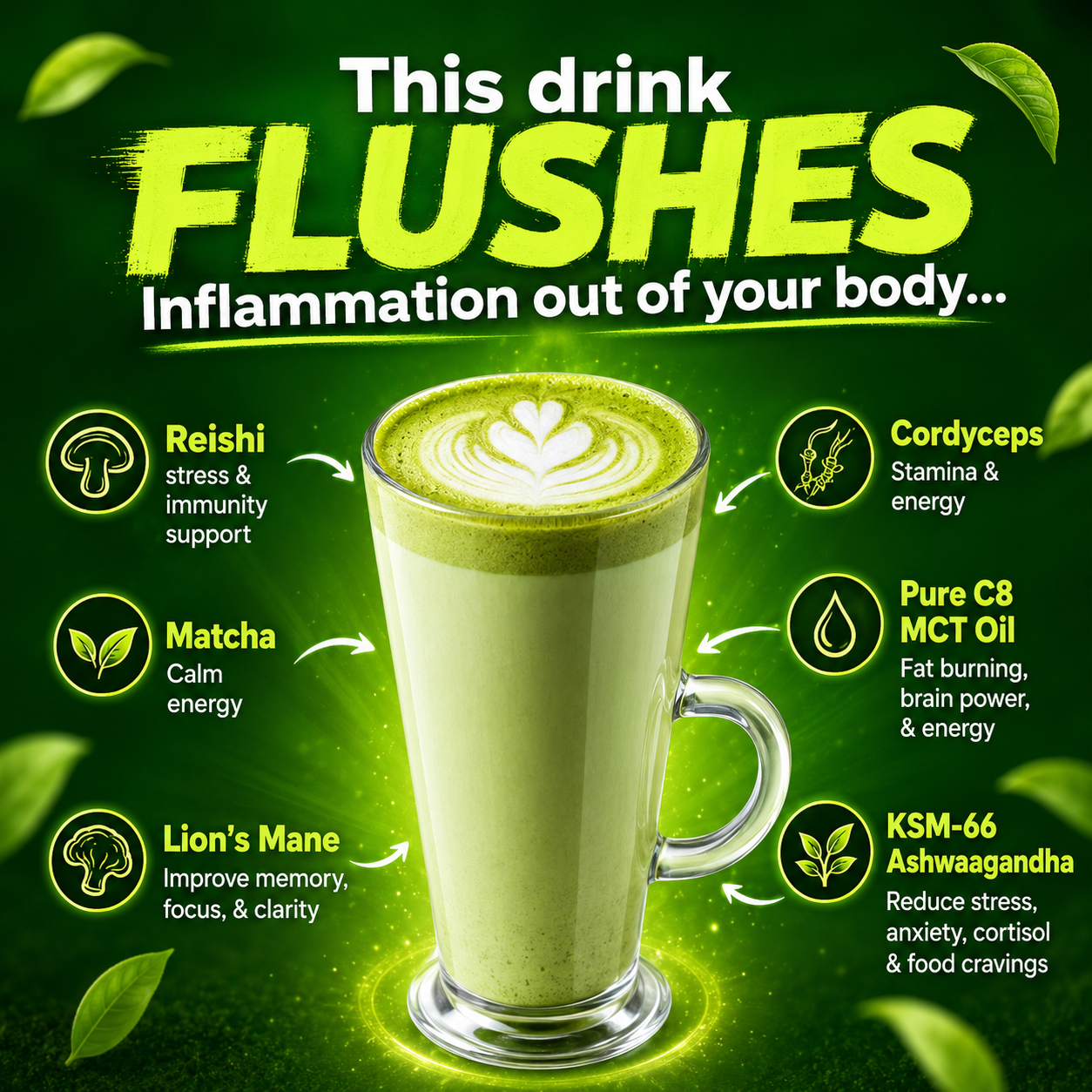 Matcha Fuel Facebook ad