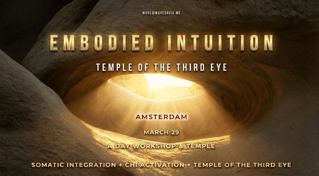 Wave Davis Facebook ad: Embodied Intuition | Temple of the Third Eye