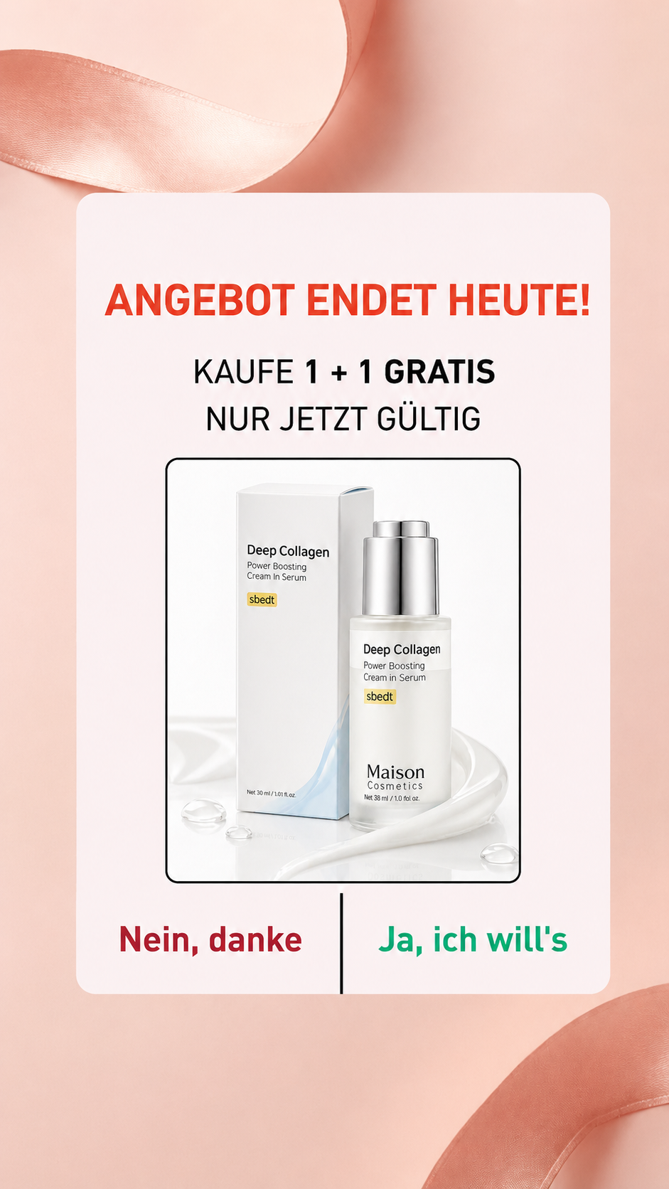 Maison Cosmetics Facebook ad