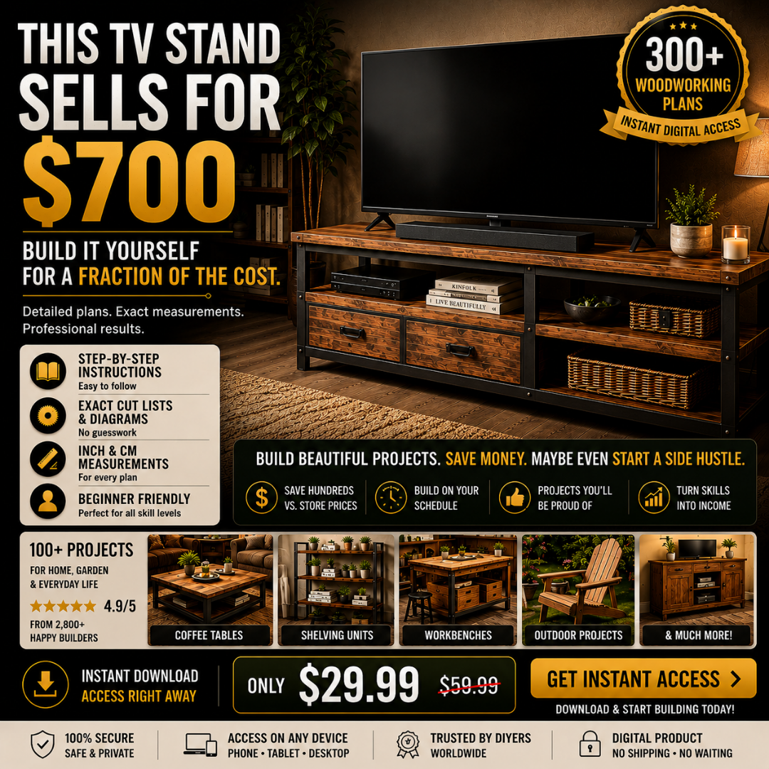 Wood Blueprints Facebook ad