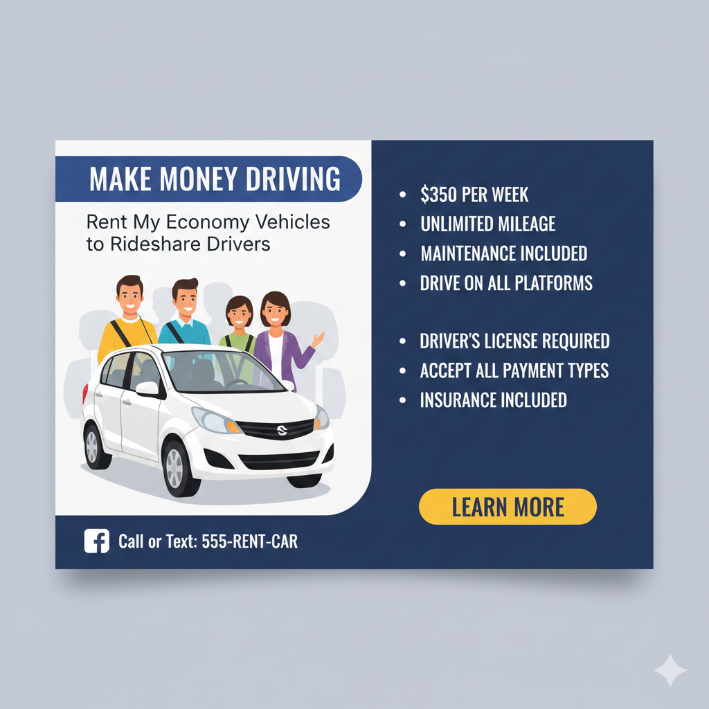 Providence Auto Rental Facebook ad