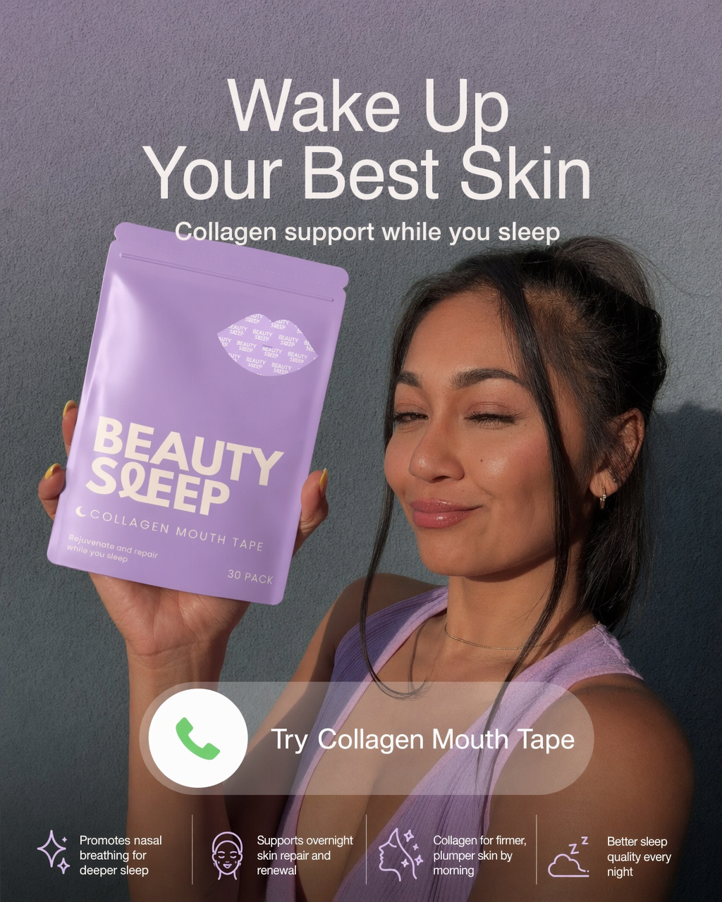 Beauty Sleep Facebook ad