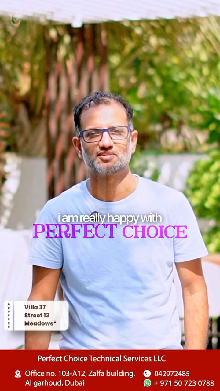 Perfect Choice Technical Service Facebook ad: A villa transformation that speaks for itself.