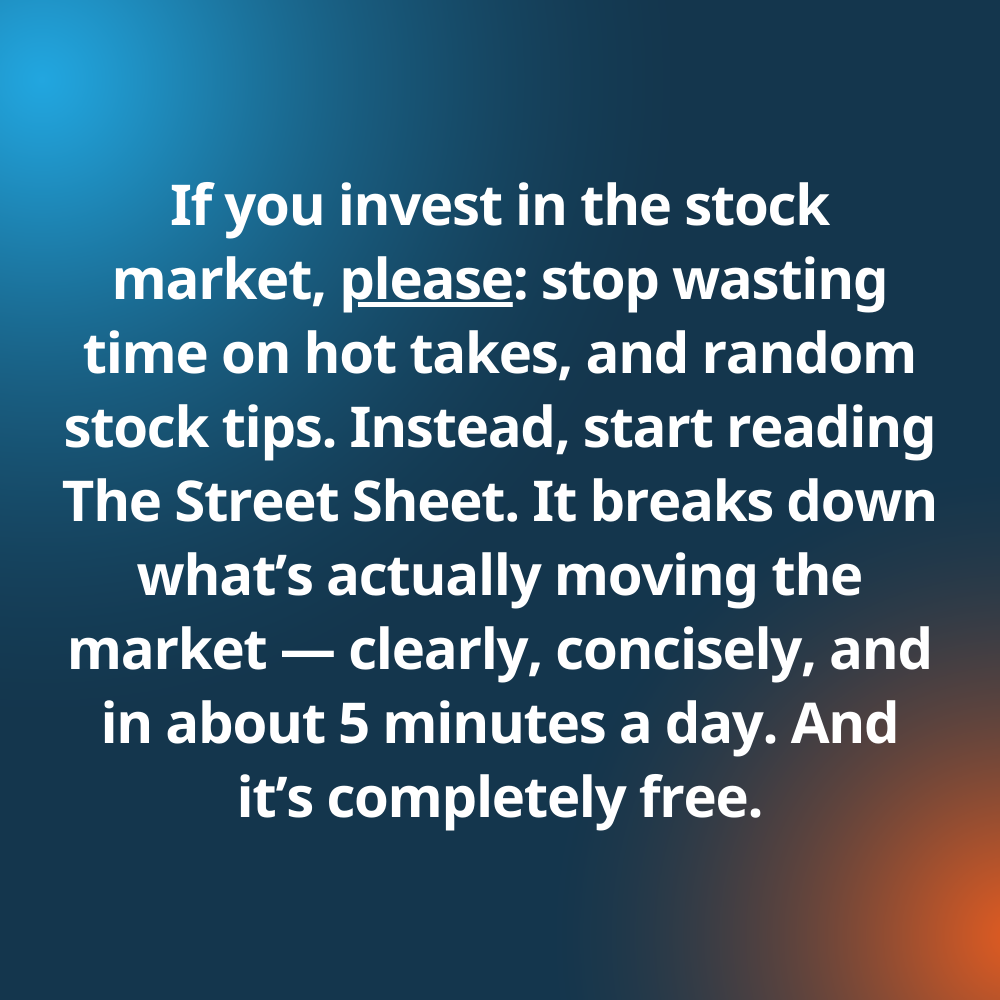 The Street Sheet Facebook ad: Daily Trading Newsletter