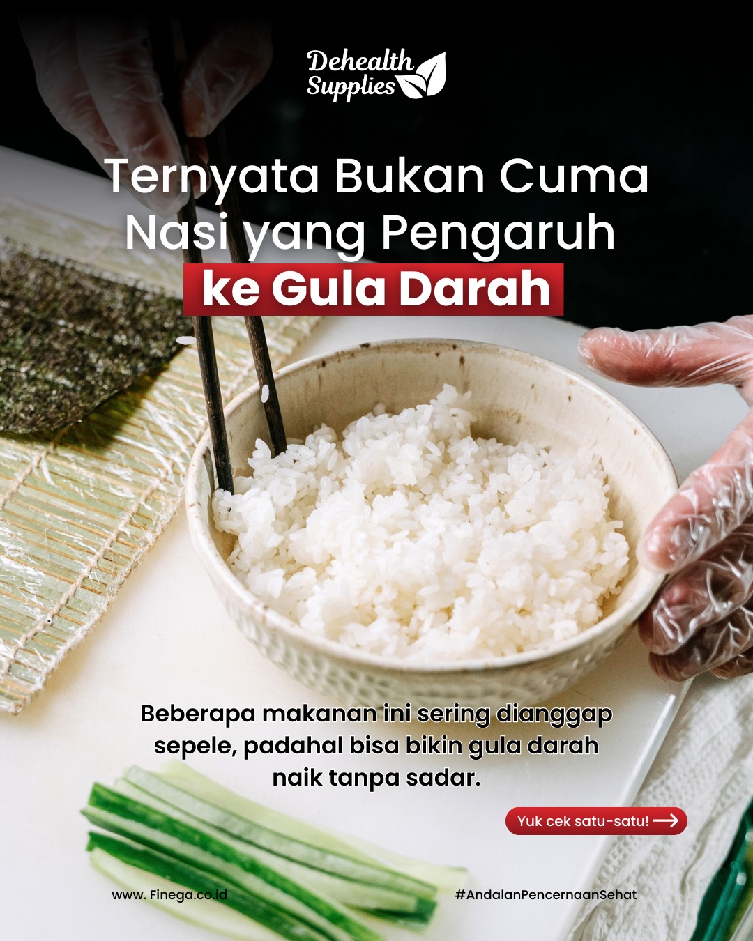 Dehealth healthy store Facebook ad: Saat bicara soal gula darah, banyak orang langsung…