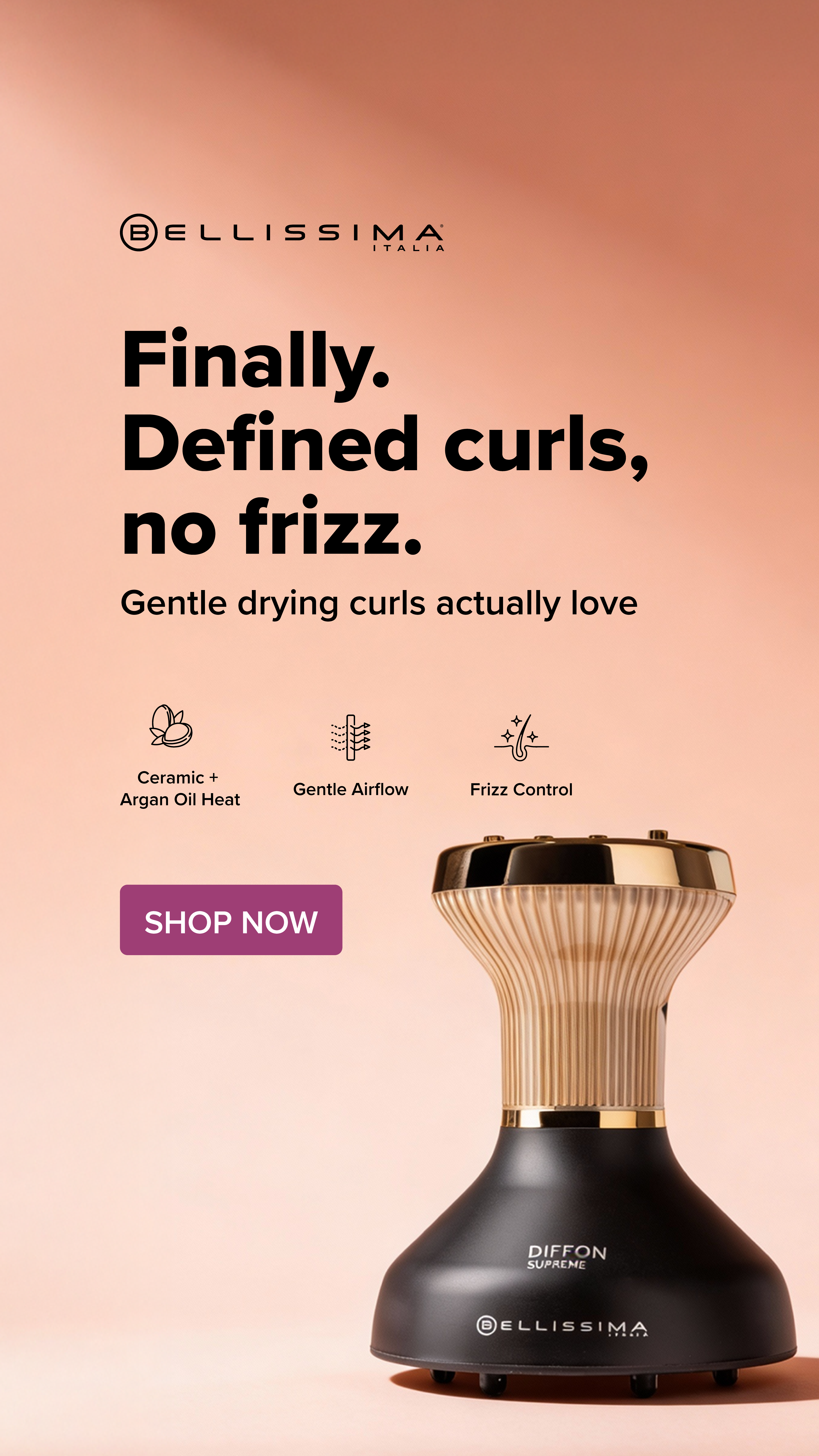 Bellissima Hair Tools Facebook ad