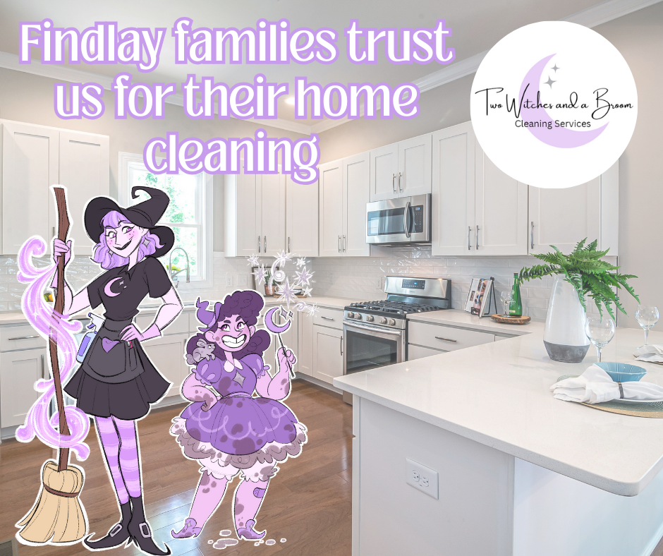 Two Witches and a Broom Cleaning Services Facebook ad