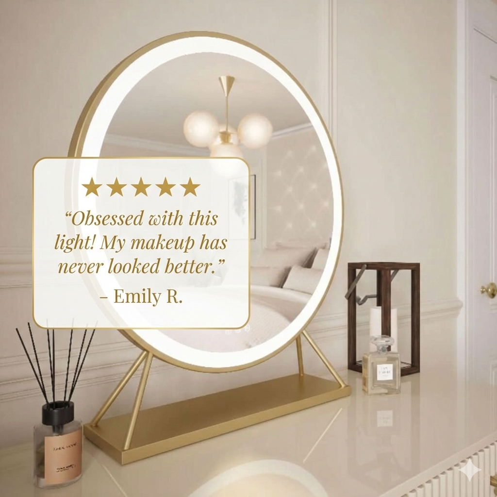 Hollywood Mirrors Facebook ad