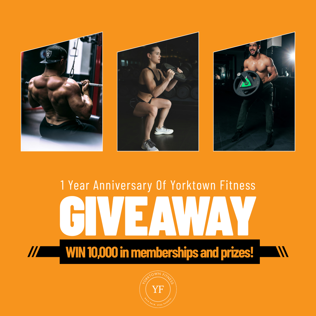 Yorktown Fitness Facebook ad: 𝐁𝐮𝐫𝐧 𝐅𝐚𝐭 & 𝐖𝐈𝐍 𝐁𝐈𝐆!