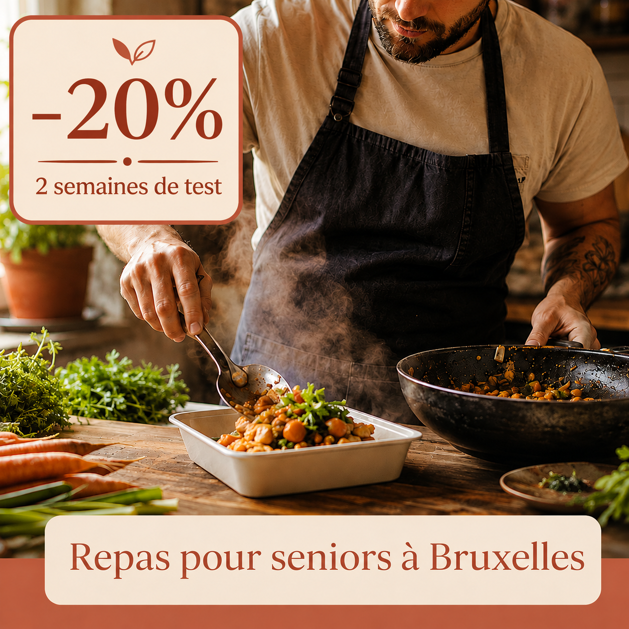 Tanddem Facebook ad: Auderghem: Cuisiné comme à la maison