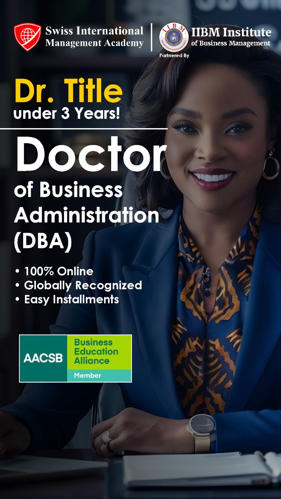 IIBM Institute of Business Management Facebook ad from Jul 18, 2026