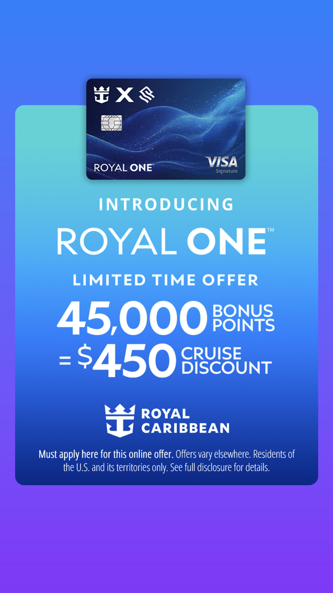 Royal Caribbean Facebook ad