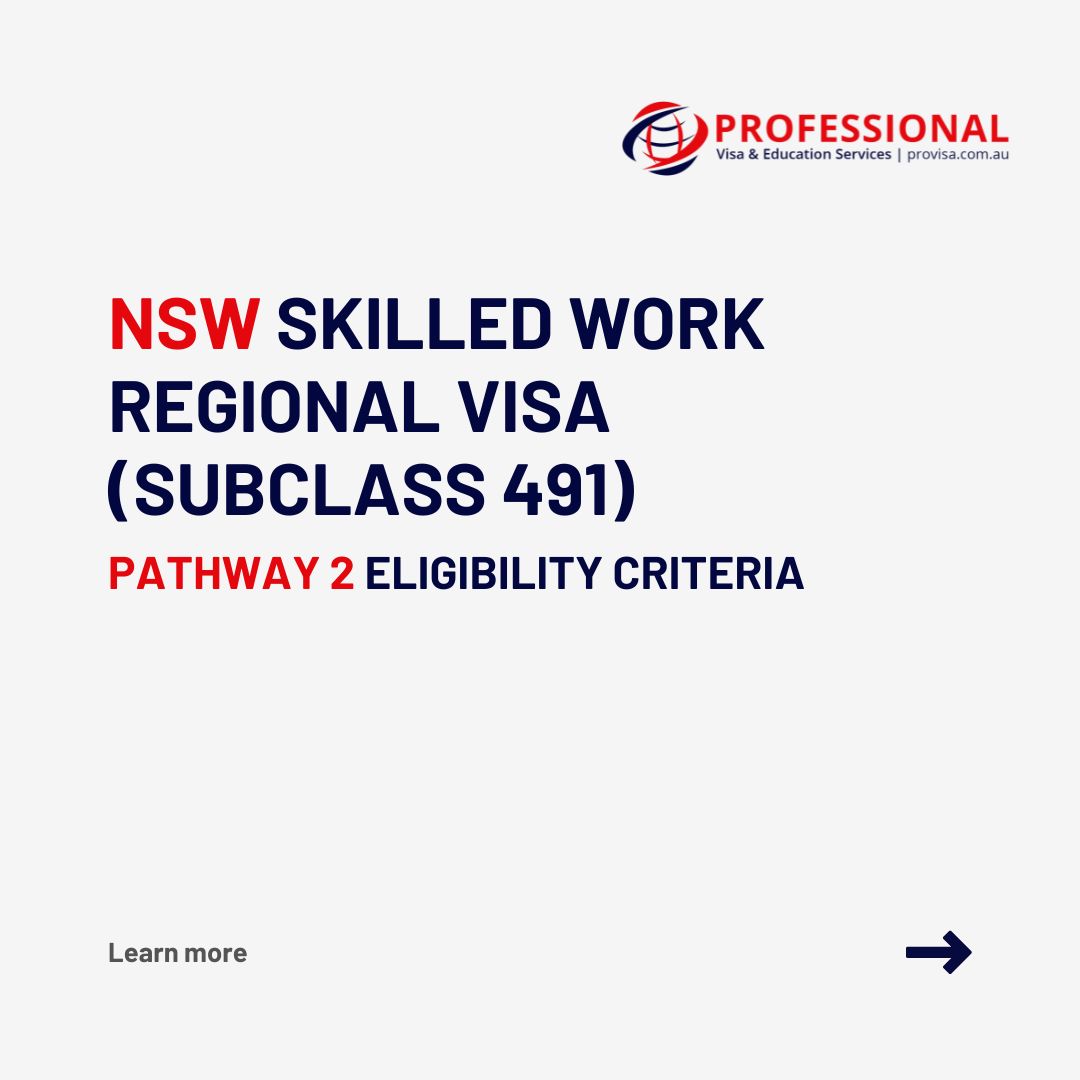 Professional Visa and Education Services Facebook ad: If your occupation is in demand in regional…