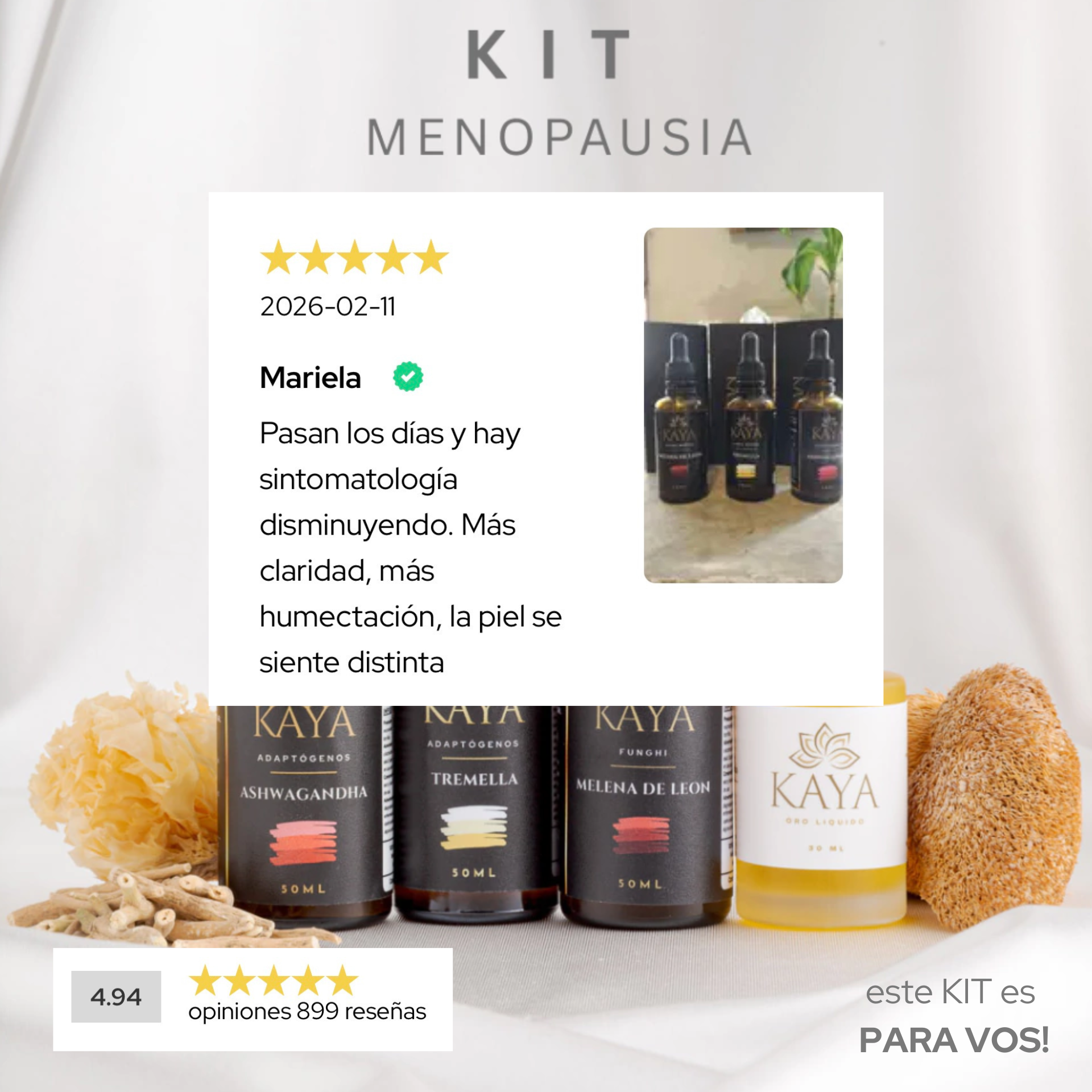 Kaya Natural Facebook ad