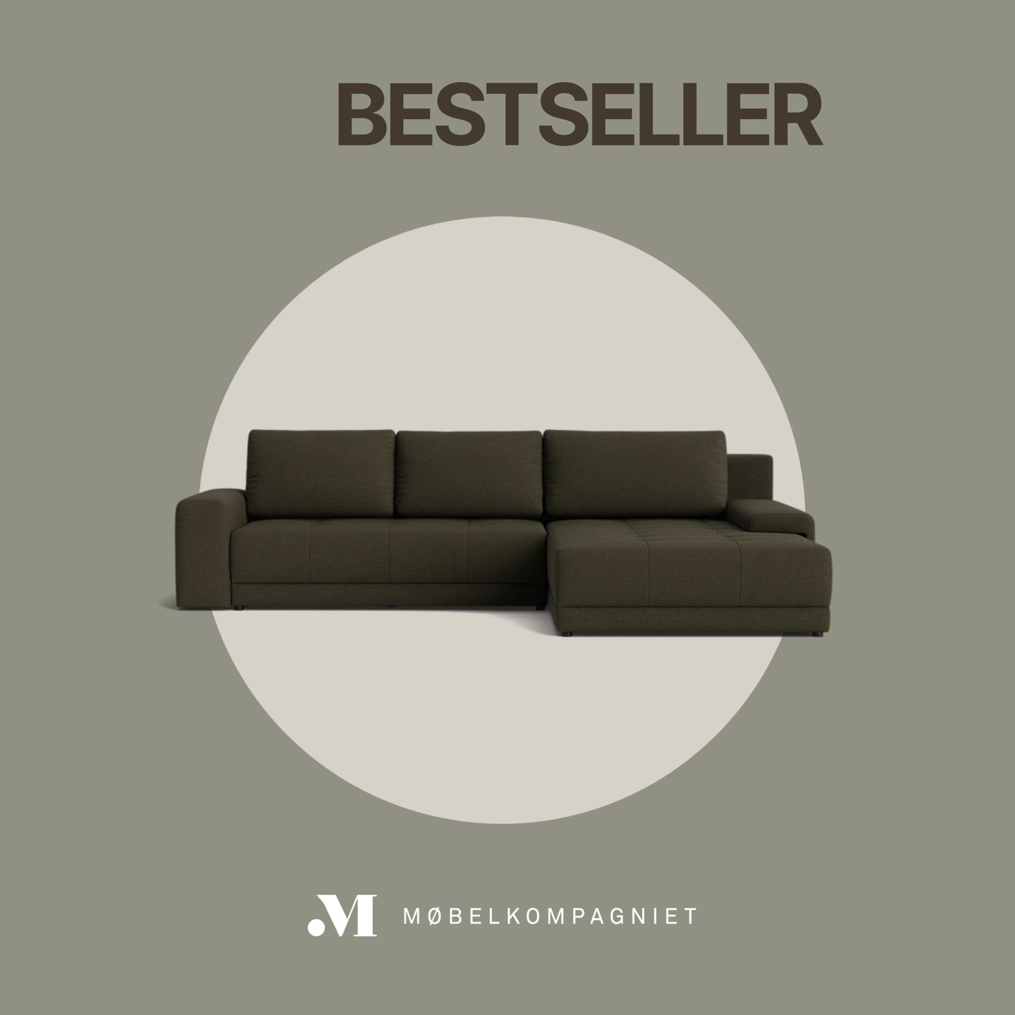 Møbelkompagniet Facebook ad: Leder du efter en sovesofa, som også kan…
