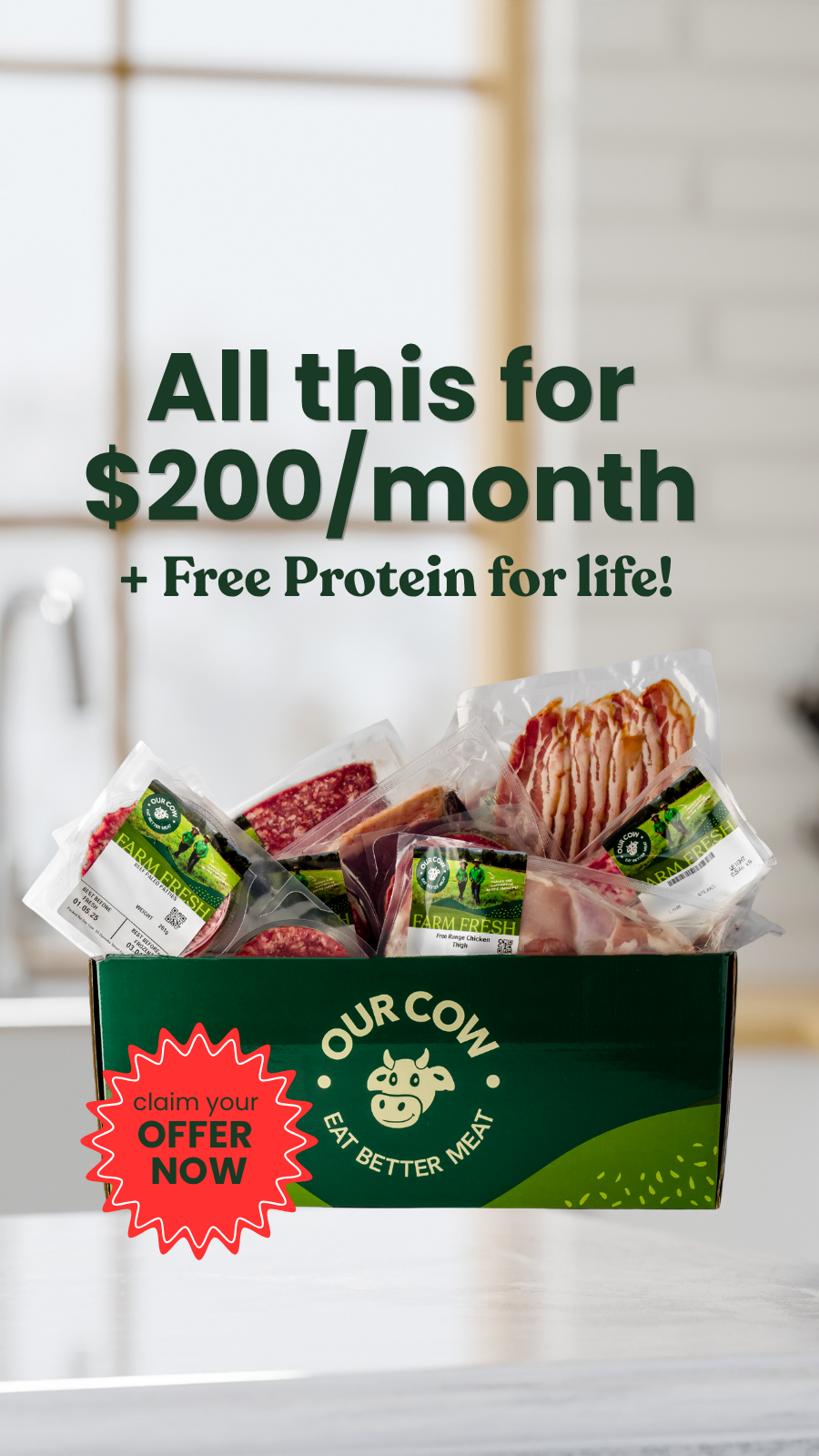 Our Cow Facebook ad
