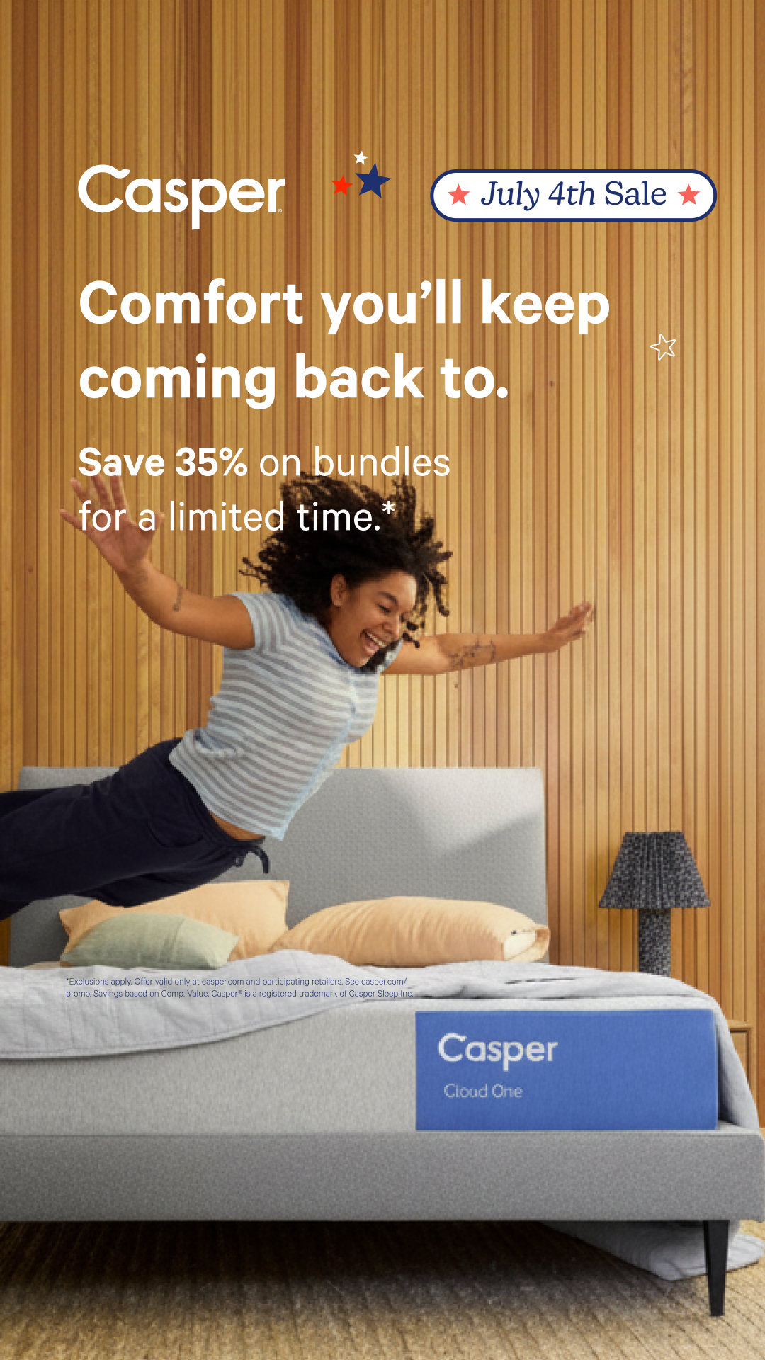 Casper Facebook ad