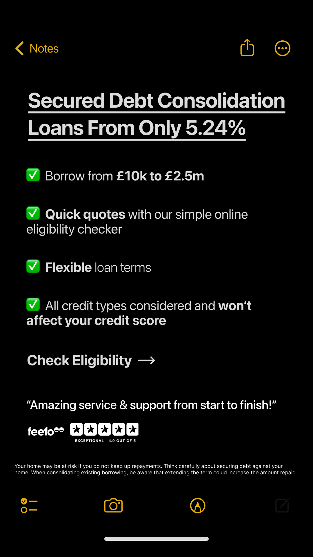 Beagle Finance Facebook ad from May 27, 2026