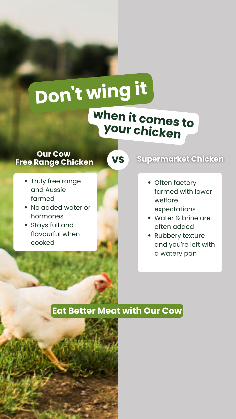 Our Cow Facebook ad