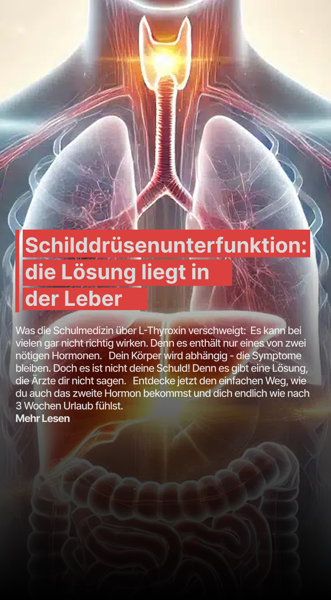 Mission Schilddrüse Facebook ad