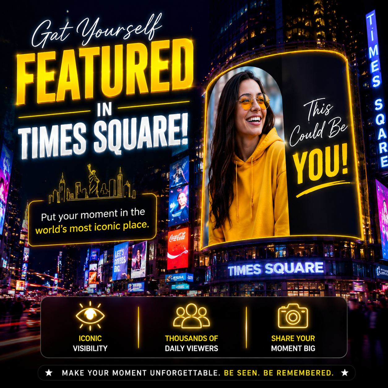 New Century Network Facebook ad: Your face. Your brand.