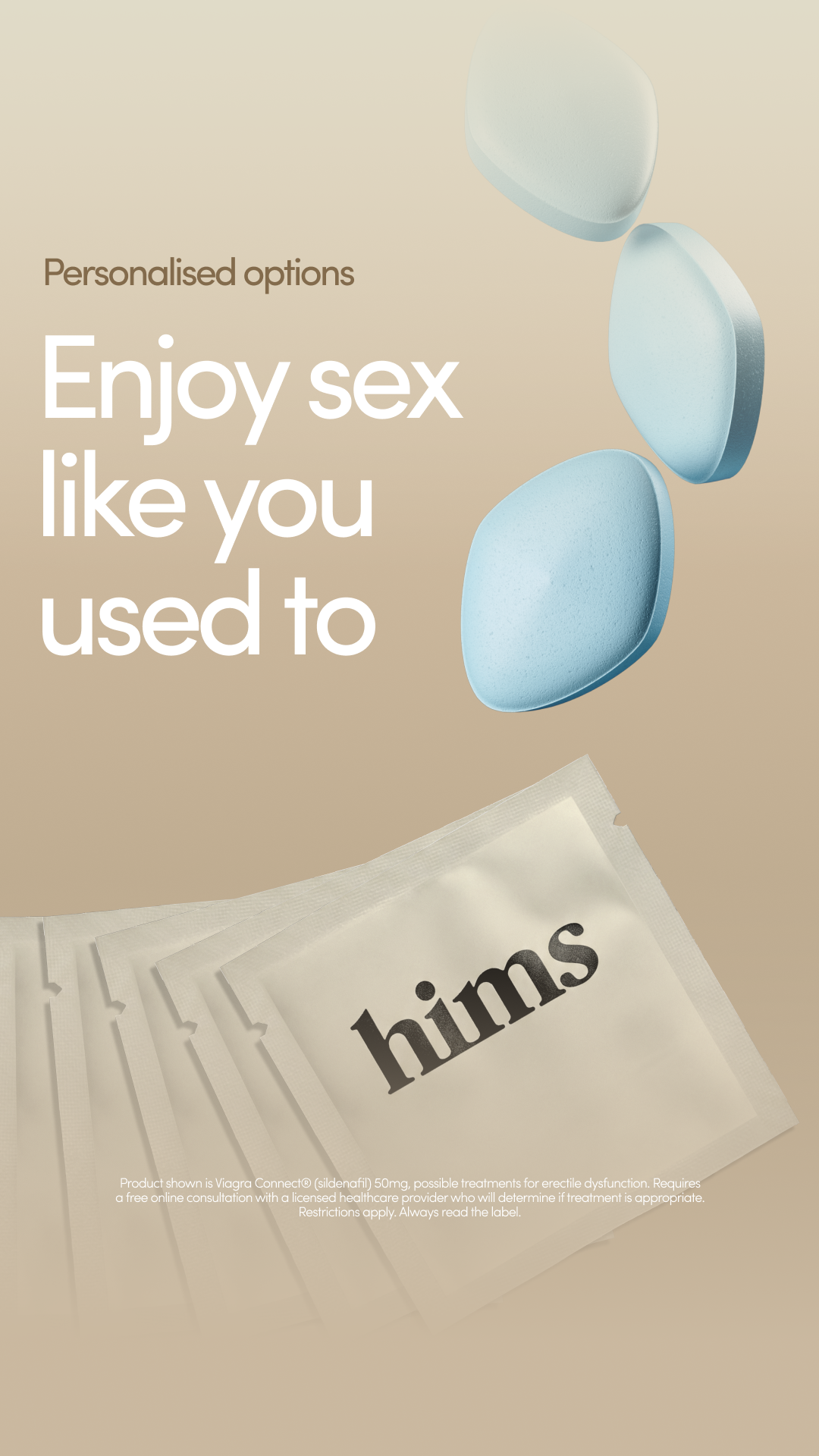 hims Facebook ad