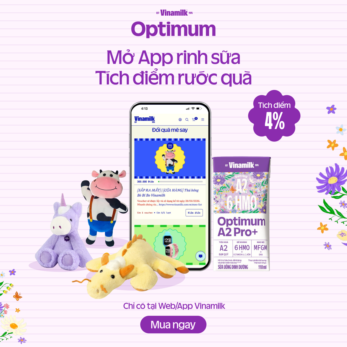 Vinamilk - Shop & More Facebook ad: Vinamilk