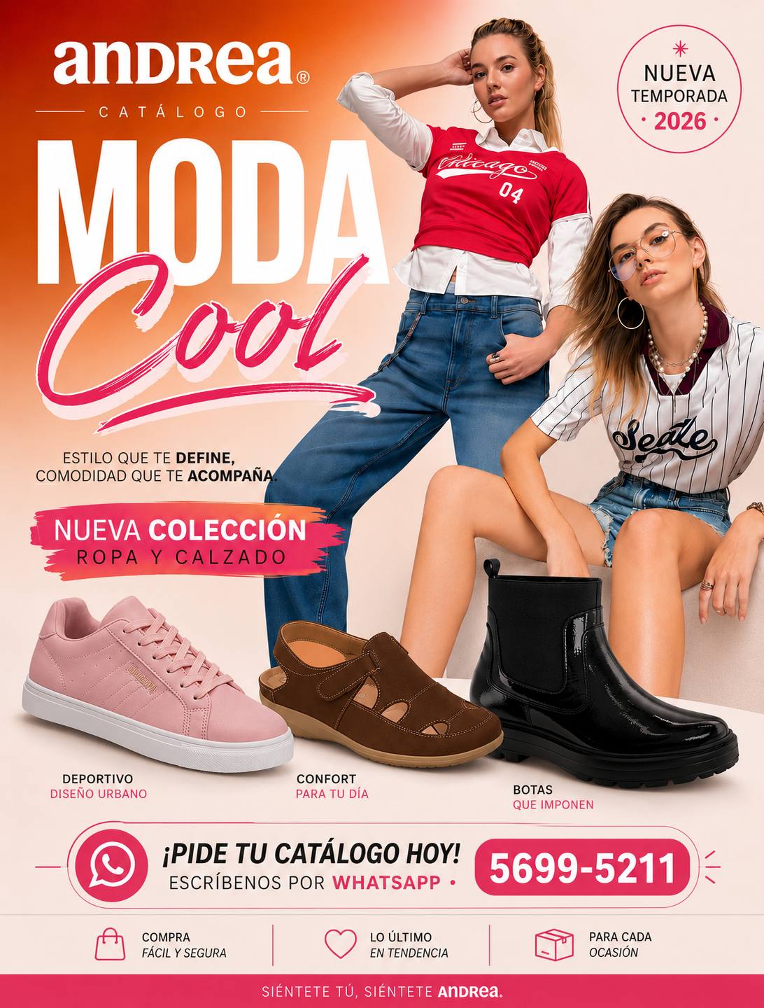 Calzado Andrea Guatemala Facebook ad: ¡Renueva tu estilo con la nueva colección Andrea!