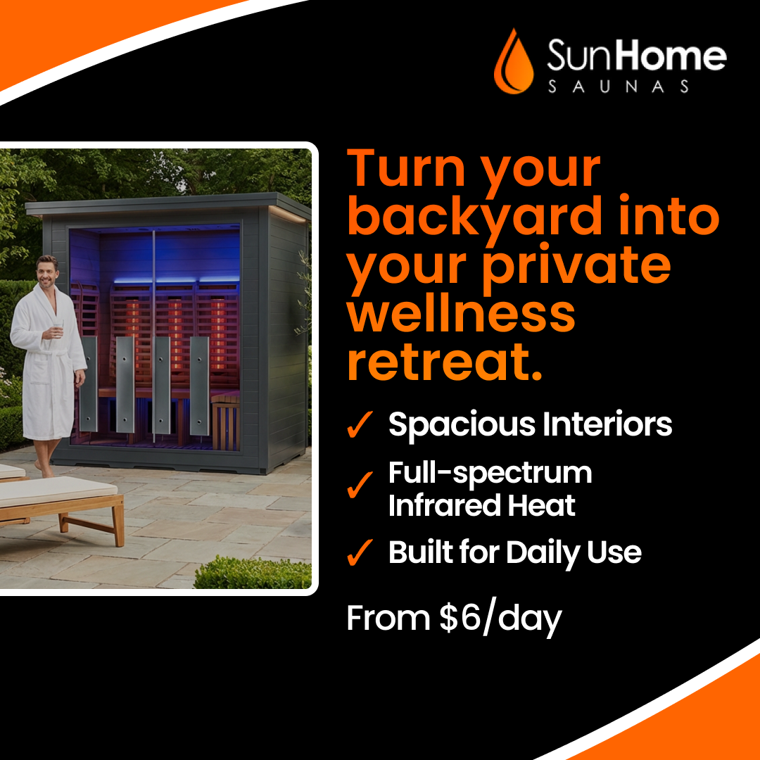 Sun Home Saunas Facebook ad