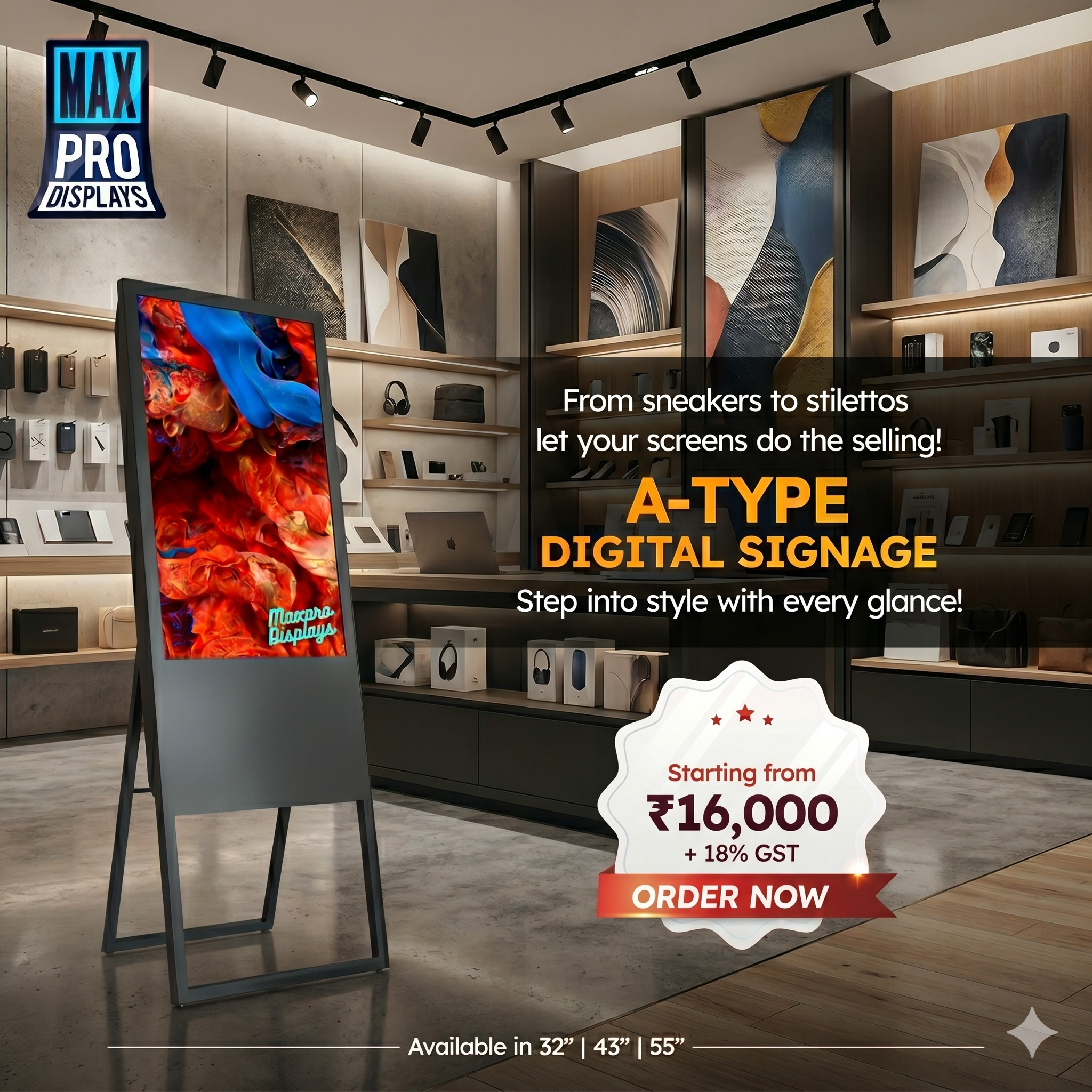 Maxpro Displays Digital Facebook ad: MaxPro Displays offers a wide range of digital…