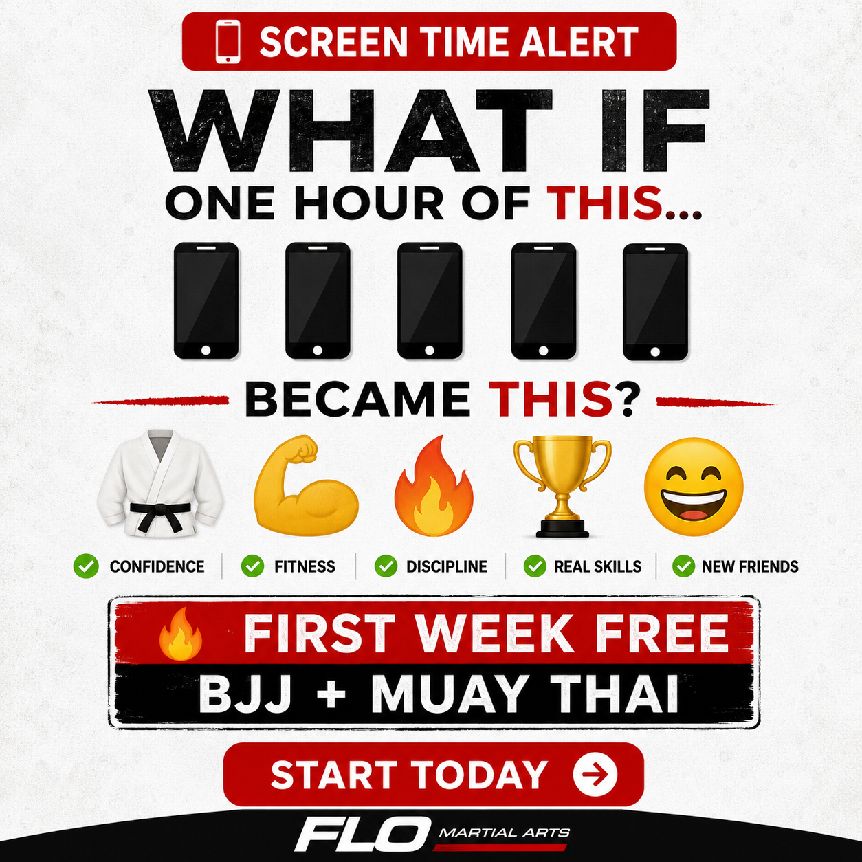 Flo Martial Arts Facebook ad