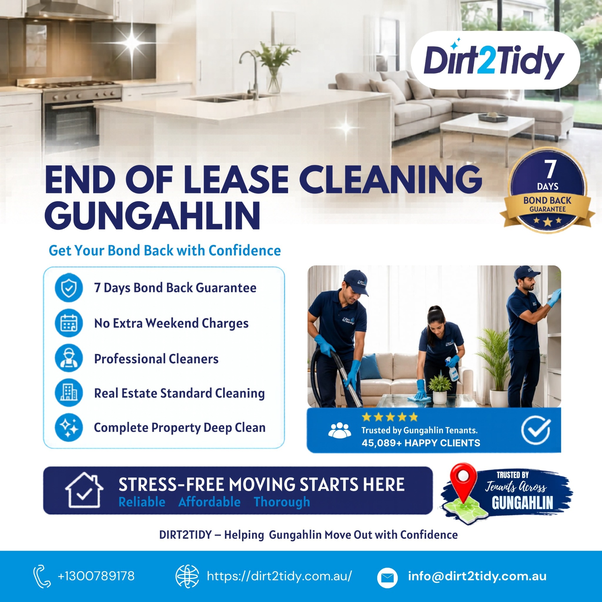 Dirt2Tidy Facebook ad