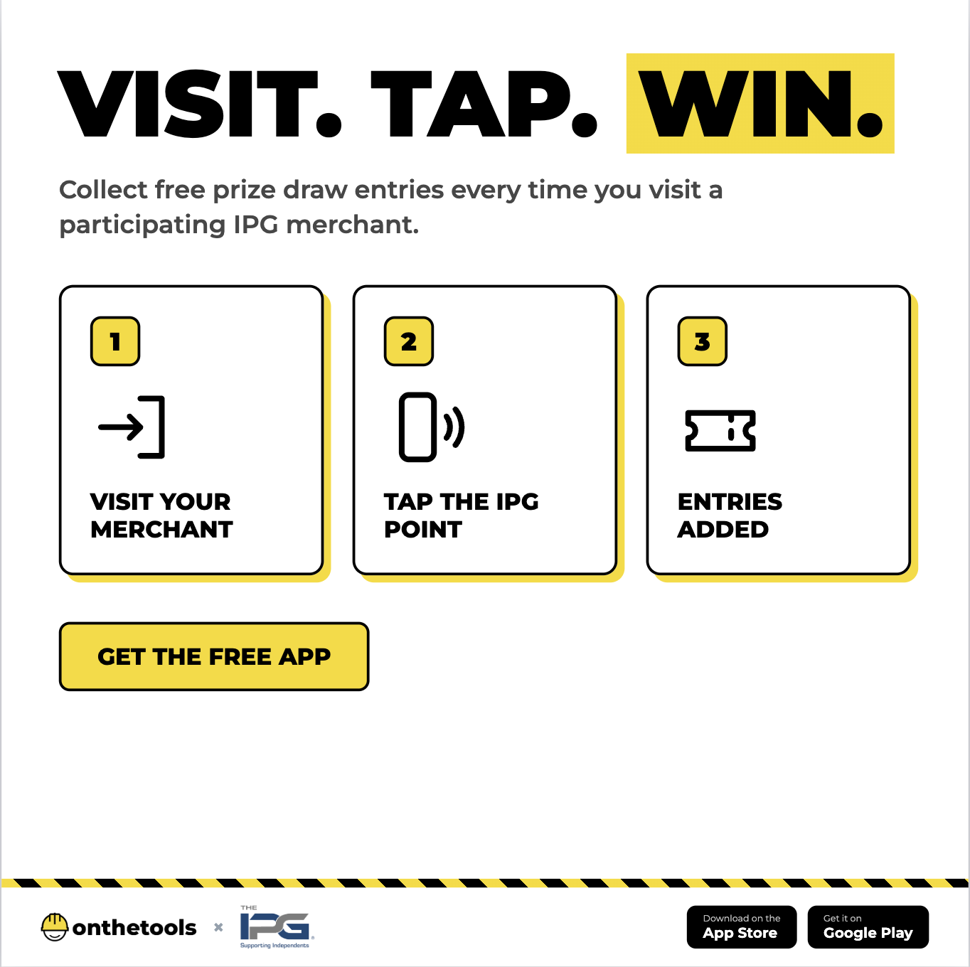 On The Tools Facebook ad: Get the free app now