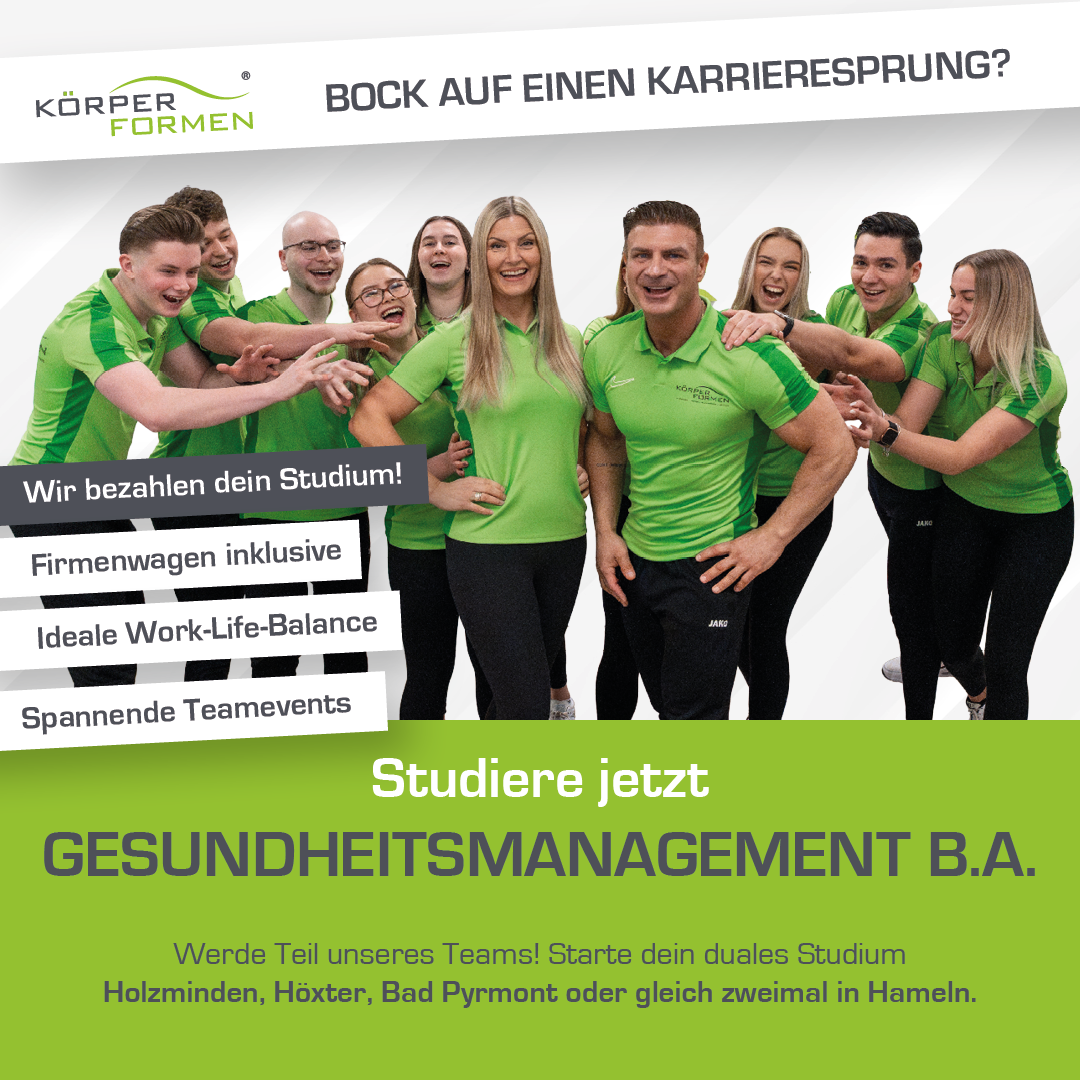 Körperformen Bad Pyrmont - EMS Gesundheitsstudio Facebook ad: Studium ohne Praxis? Zeitverschwendung.