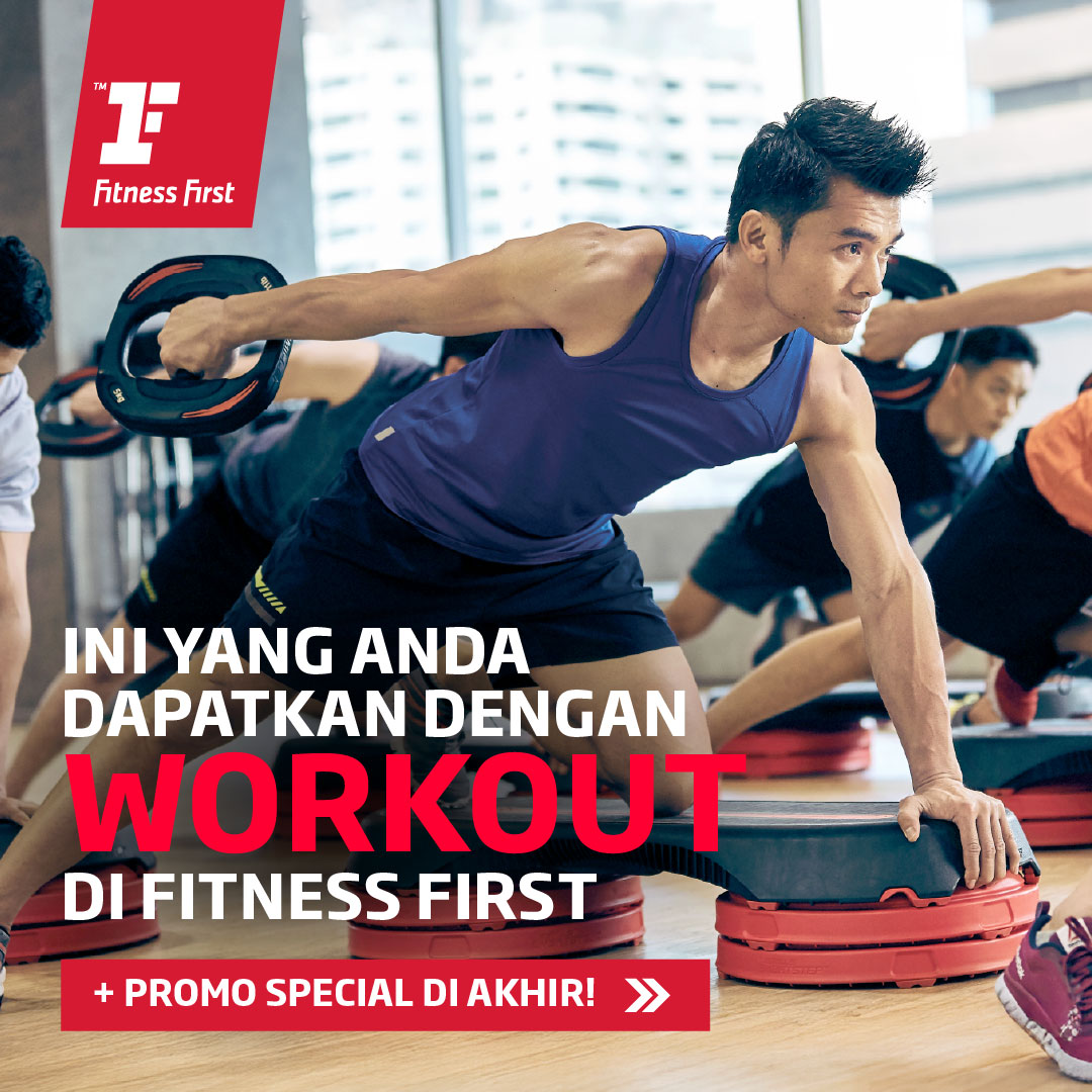 Fitness First Indonesia Facebook ad: Workout gratis di Fitness First!