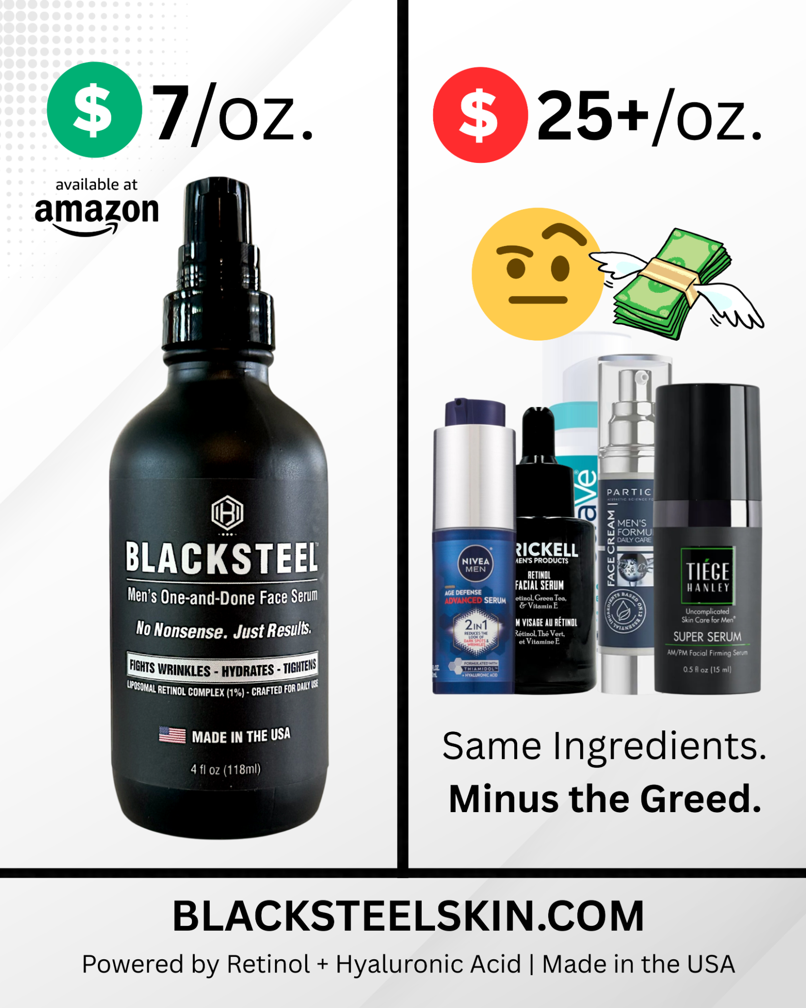 Blacksteel Skin Facebook ad