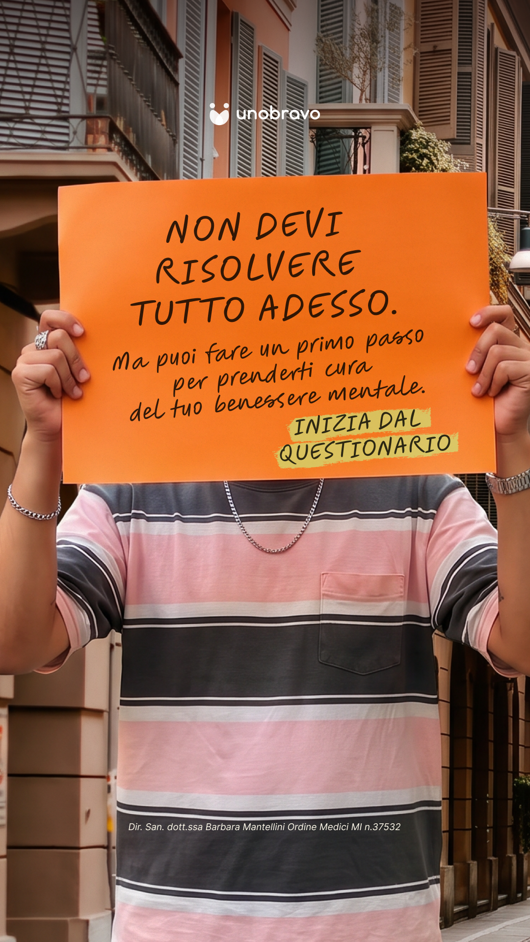 Unobravo Facebook ad