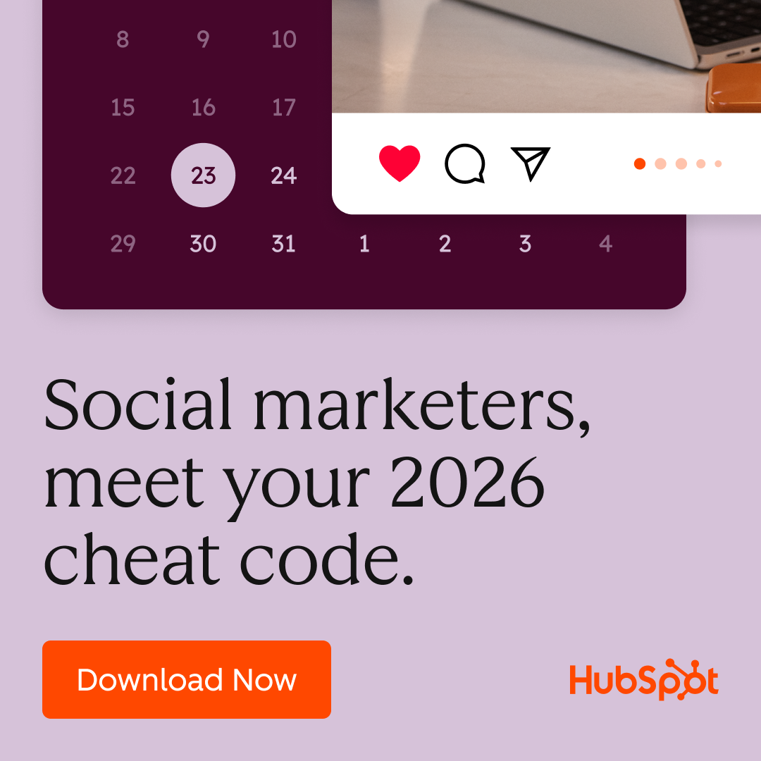 HubSpot Facebook ad