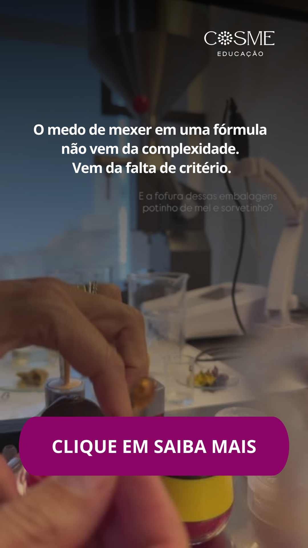 Cosme Educação Facebook ad: Você sabe executar fórmulas. Mas já aprendeu a decidir…
