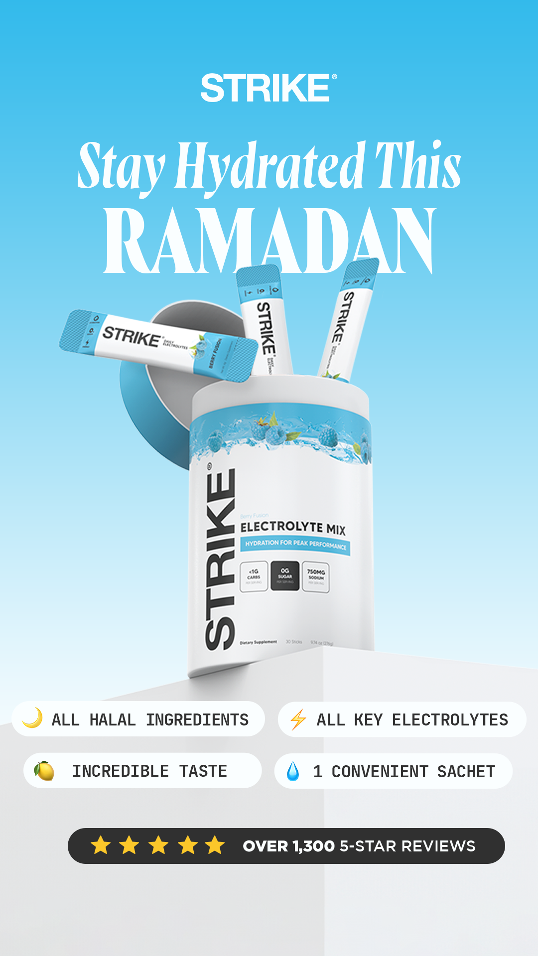 Strike Nutrition Facebook ad
