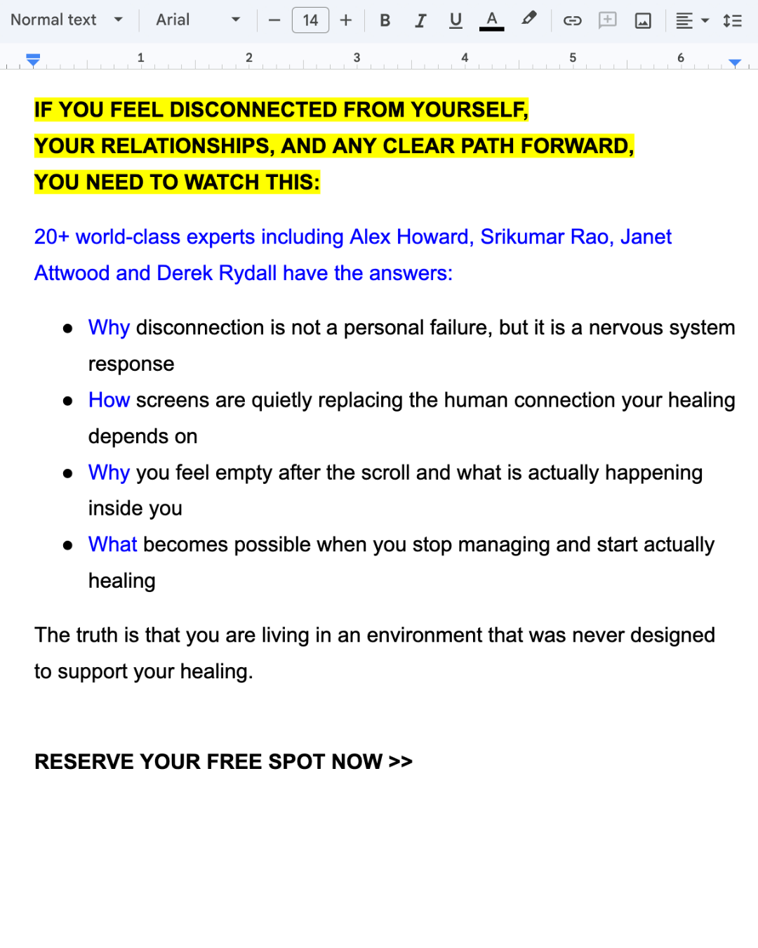 I Challenge You Facebook ad: Trauma Healing in the Age of AI & Social Media Summit