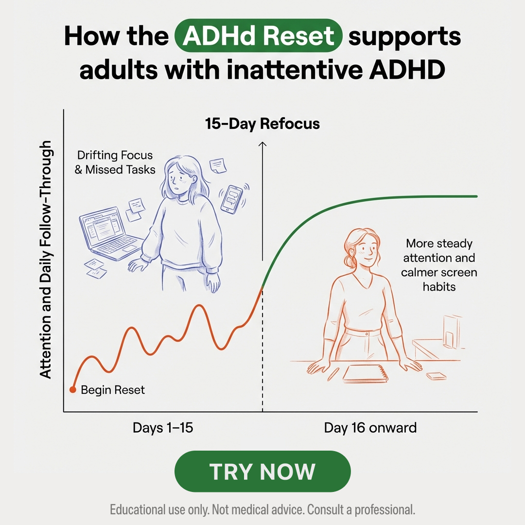Rewire your ADHD brain Facebook ad