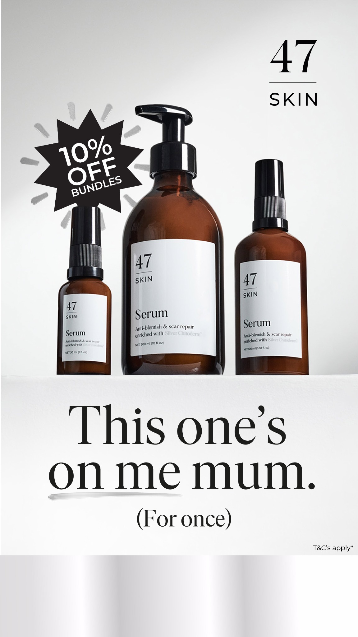 47Skin Facebook ad