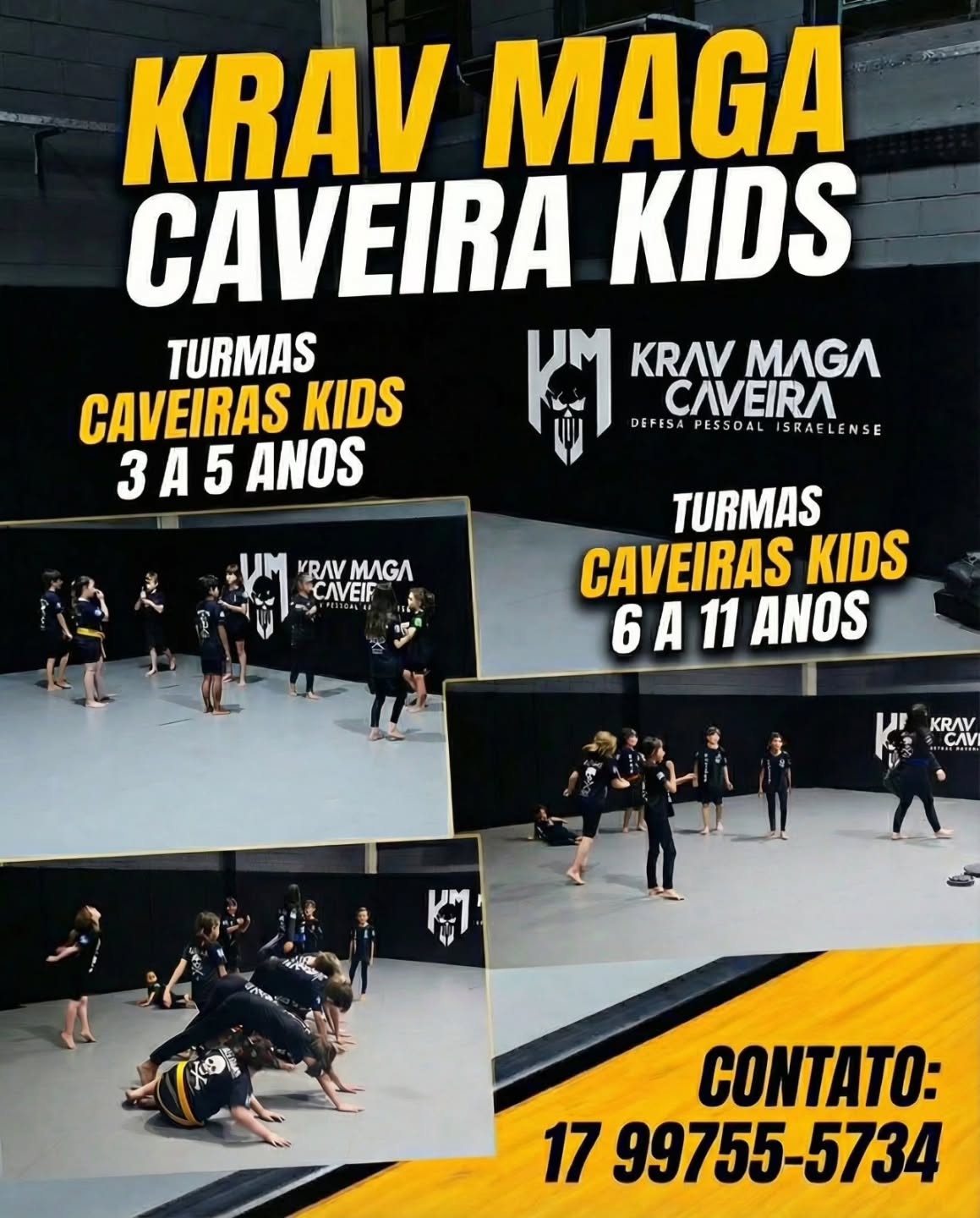 Krav Maga Caveira Rio Preto Facebook ad: Nova Turma Caveira Kids para Crianças de 3…