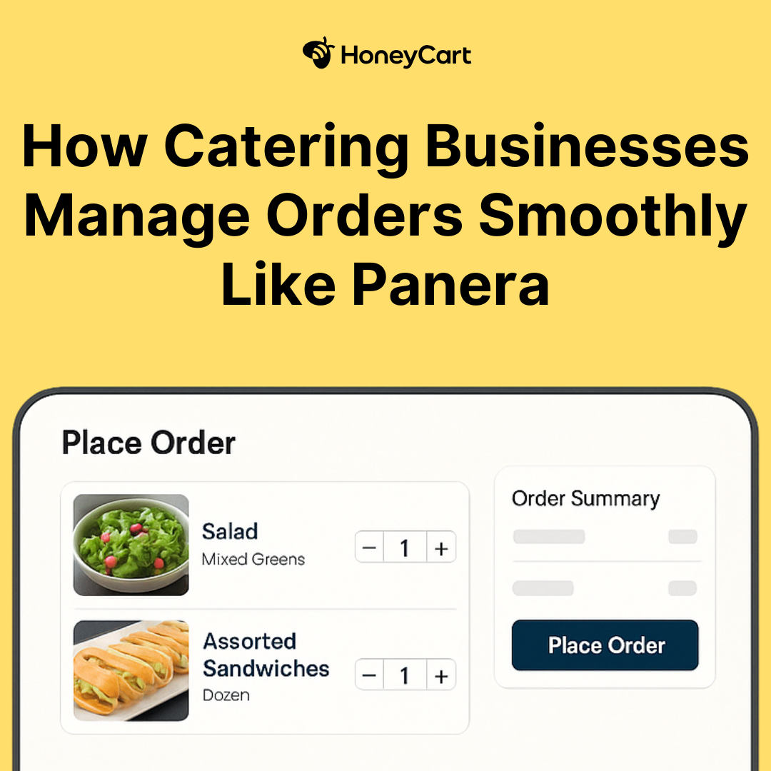 HoneyCart Facebook ad: Simplify Catering Operations