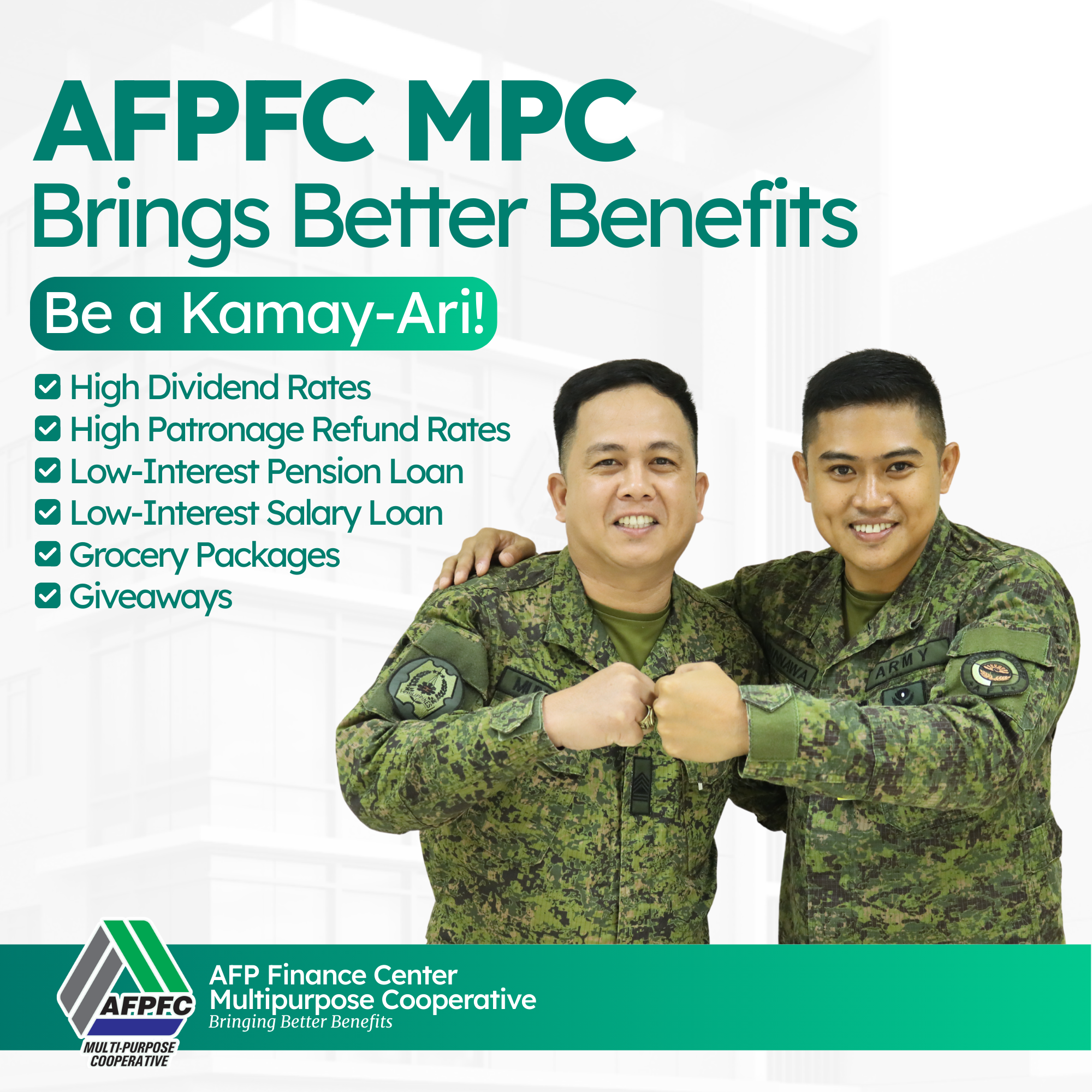 AFP Finance Center Multi-Purpose Cooperative Facebook ad