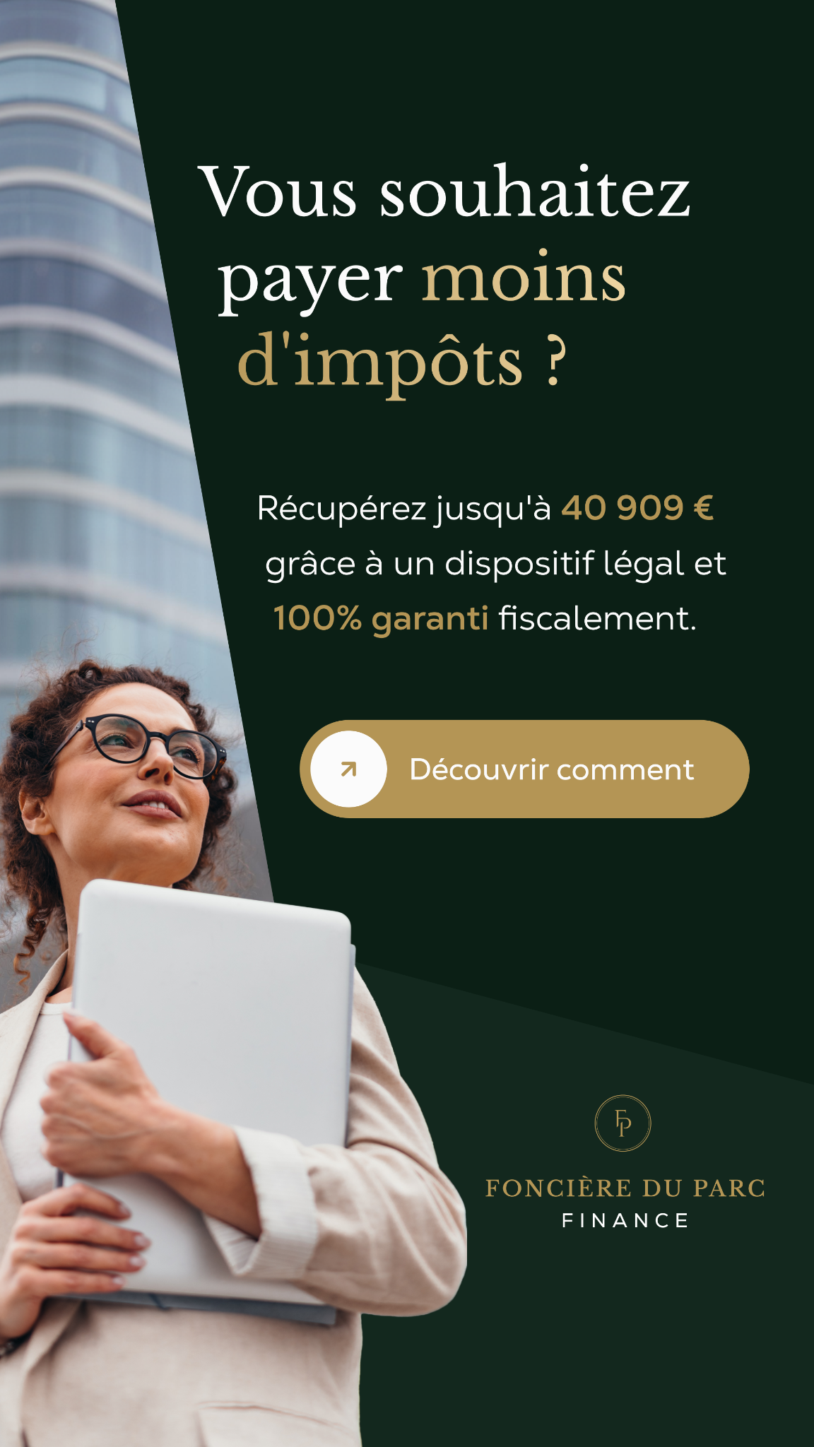 Foncière du Parc Finance Facebook ad from Jul 10, 2026