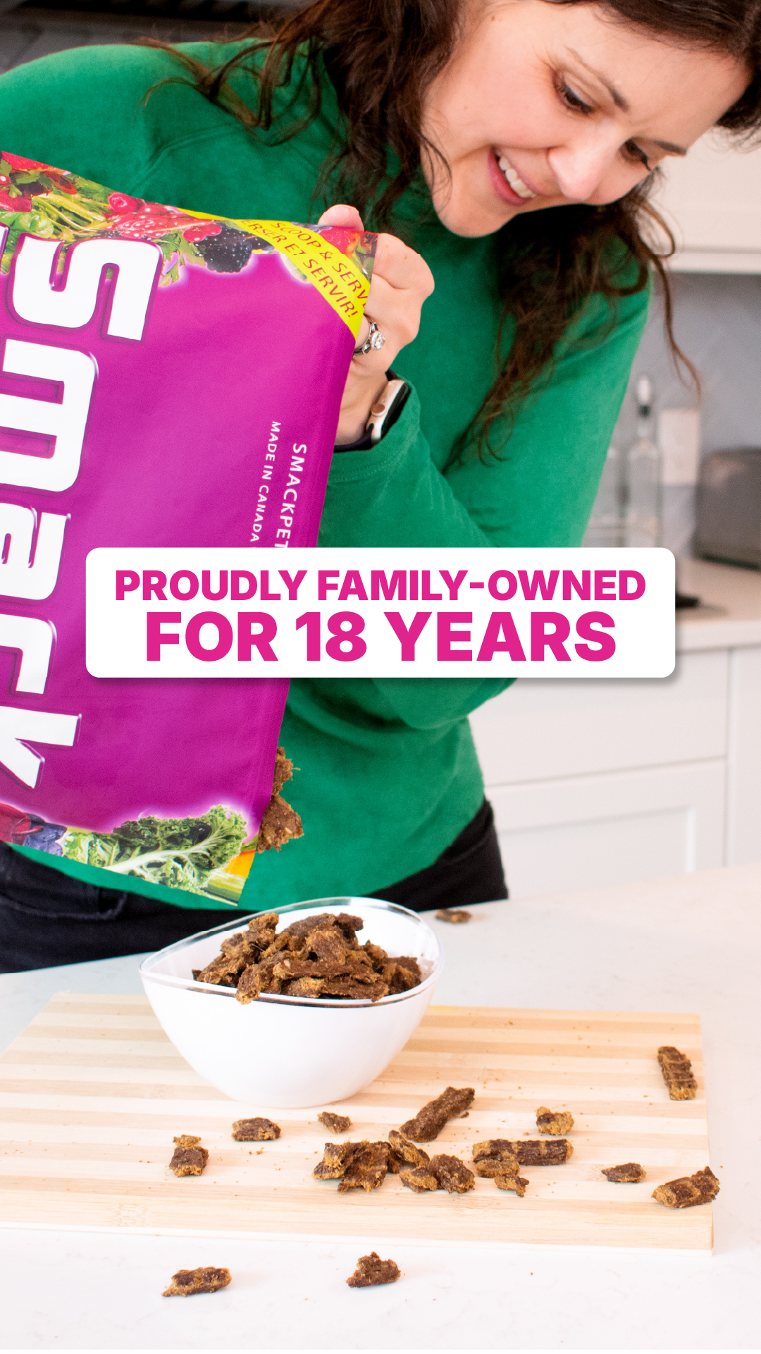 Smack Pet Food Facebook ad